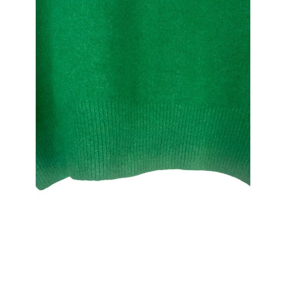 2/$30 ZARA Small Green Cashmere Blend Wool Blend Turtleneck Sweater - Picture 11 of 13